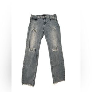 Express Repreve Women’s‎ Distressed Mid Rise Ankle Legging Jeans 10R